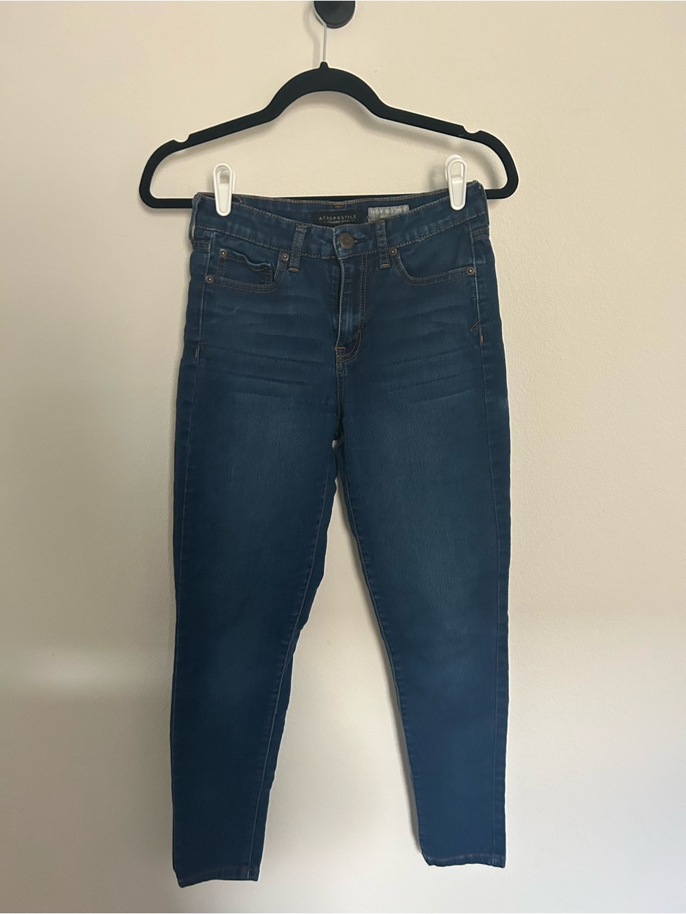 Aeropostale Dark Blue Women’s High Rise Jeggings